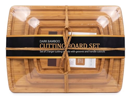 Bamboo Cutting Boards for Kitchen (3 Count)