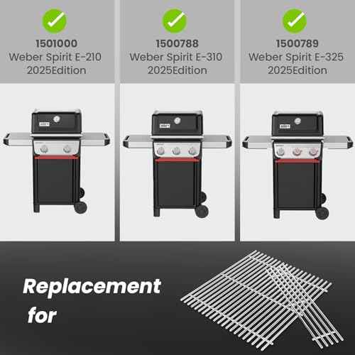 7637 Grill Grates for Weber Spirit E210
