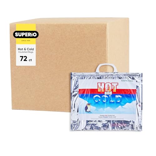 Hot and Cold Insulated Bags for Food Delivery