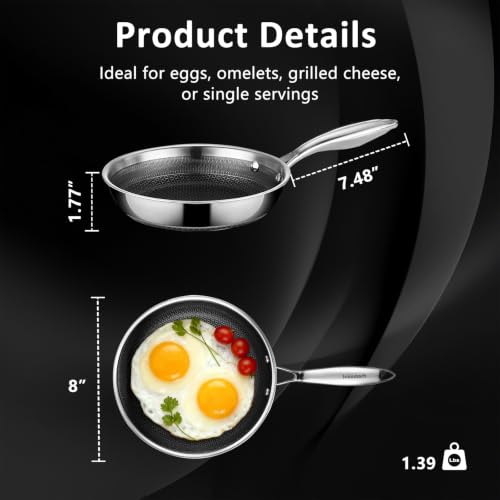 8" Hybrid Nonstick Frying Pan
