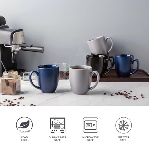 16 oz Coffee Mugs Set of 6 (6 Count)