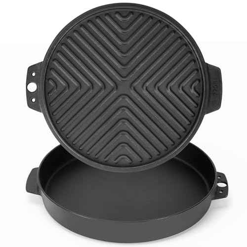 Griddles for Weber Kettle Grill Accessories 22 inch 7421 Round Cast Iron