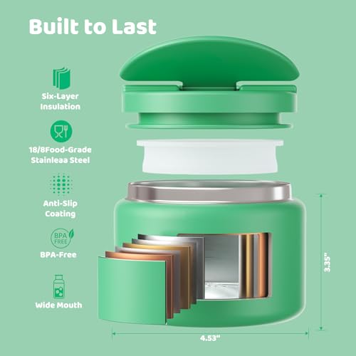 14.5oz Soup Thermo for Hot Food Kids Vacuum Insulated Food Jar Twist