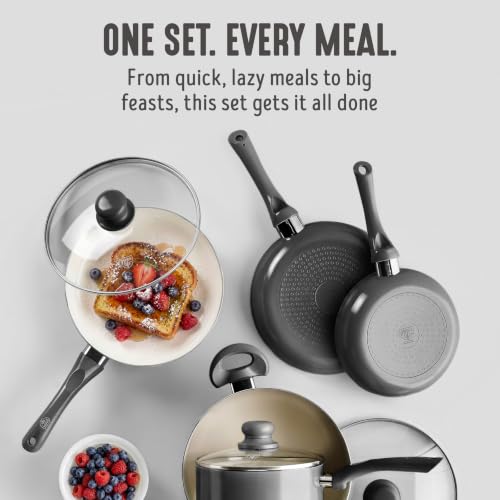 16pc Ceramic Nonstick Pots & Pans Cookware Set
