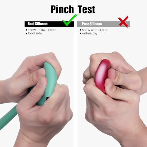 600°F Heat Resistant Silicone Spatula Scrapers (4 Count)