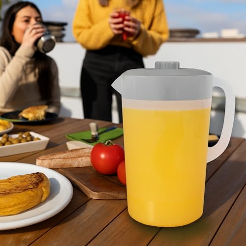 Water Pitcher with Lid 1 Gallon Pitcher BPA Free & Phthalate Free