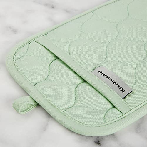 Quilted Cotton Terry Cloth Oven Mitt
