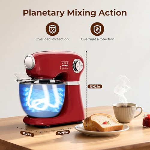 5.3 Quart Electric Stand Mixer With 12 Speed