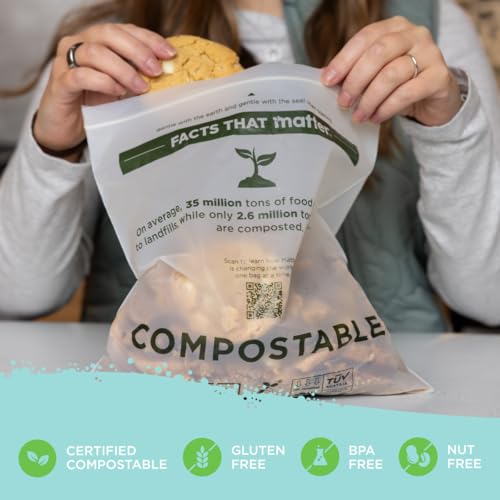 Compostable Gallon Freezer Bags (30 Count)