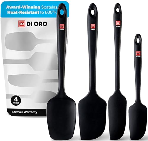 DI ORO Silicone Spatula Set (4 Count)