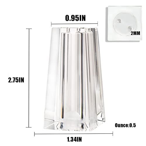 Salt and Pepper Shaker Set Spice Dispenser Refillable Design Cut Crystal Seasoning Shaker Kitchen Decor for Cooking Table