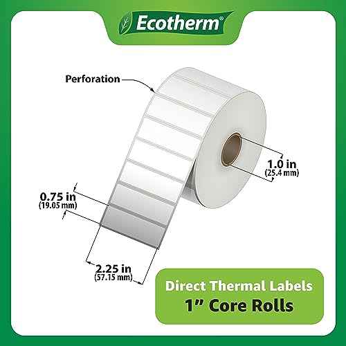 2.25" x .75" Thermal Labels (7120 Count)