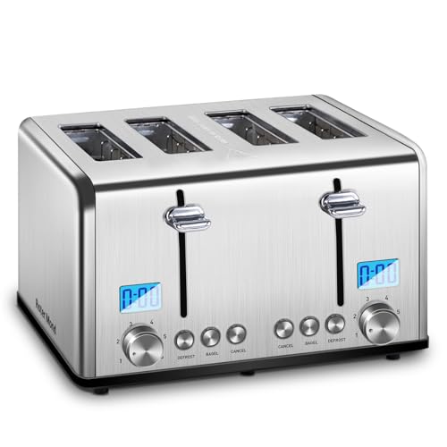 Countdown Stainless Steel 4 Slice Toaster with Bagel