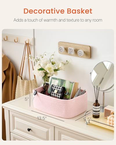 Small Woven Storage Basket for Organizing (3 Count)