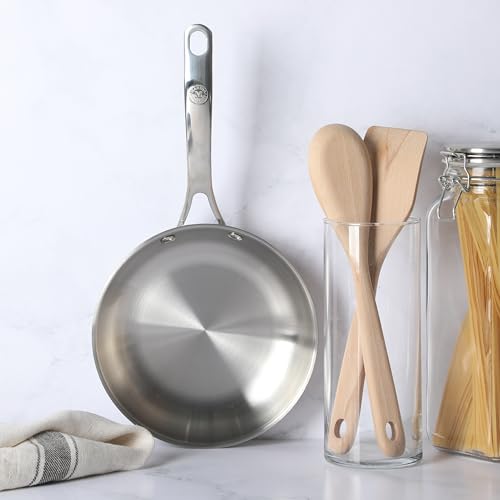Castelle 8" Stainless Steel Frying Pan Non Toxic Fry Pan Skillet