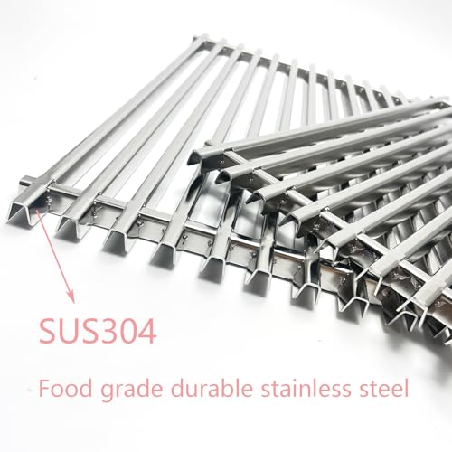 17-1/4" Stainless Steel Grid Grates for Weber Spirit E-310 E-320, S-310 S-320, Spirit 700, Weber 900, Genesis Silver B and C Genesis 1000-5000 Gas Grill 7525 7527