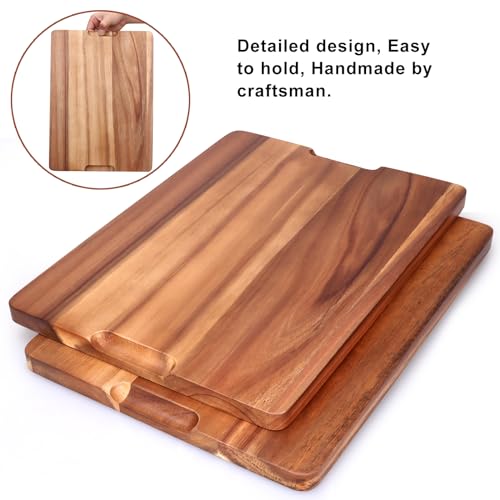 Acacia Wood Cutting Boards for Kitchen