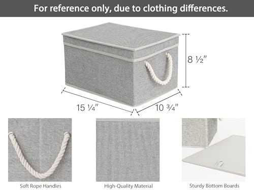 Storage Bins with Lids (3 Count)