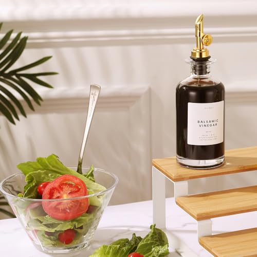 Glass Olive Oil Cruet Set (4 Count)