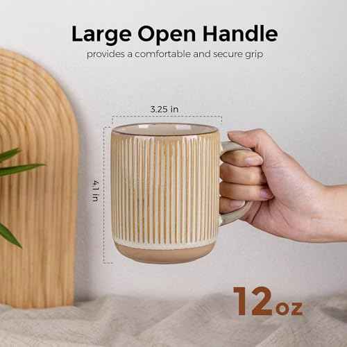 Coffee Mugs Set of 4 (4 Count)