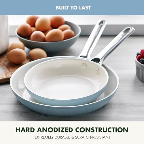 Padova Pro 8" and 10" 2 Piece Frying Pan Skillet Set