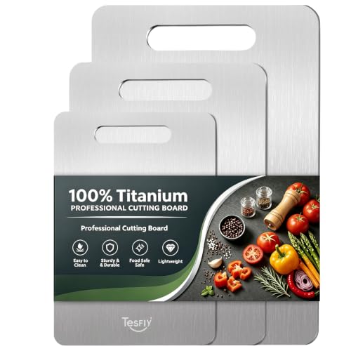 3 Pack Titanium Cutting Board (3 Count)