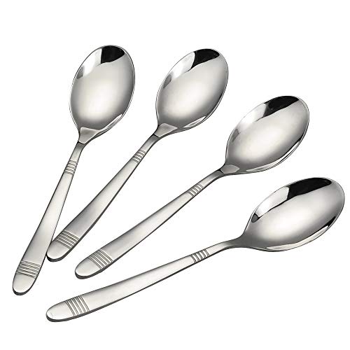 12 Pieces Stainless Steel Dinner Spoons (12 Count)