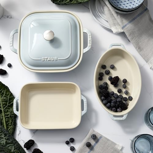 Ceramic 4 pc Baking Pans Set