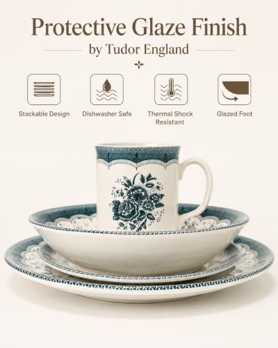 Royal 24 Piece Porcelain Dinnerware Set for 6
