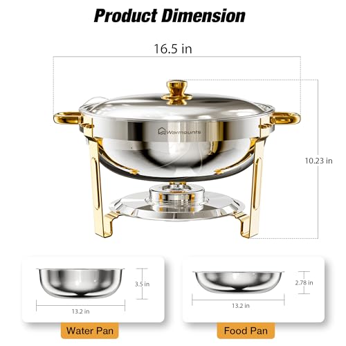 Gold Chafing Dishes for Buffet