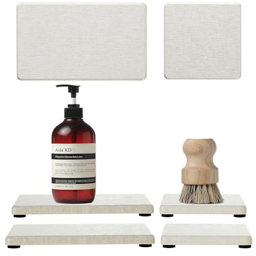 4PCS Bathroom Sink Vanity Trays (4 Count)