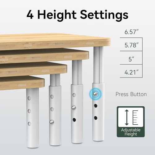 Bamboo Cabinet Organizer Shelf 2 Pack (2 Count)