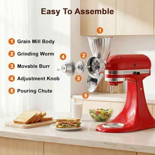 Grain Mill Attachment for KitchenAid