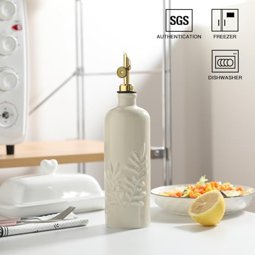 Sweejar 18 Oz Oil Dispenser for Kitchen with Gravity Spout