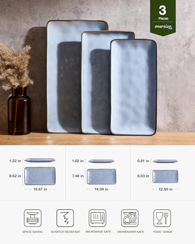 Serving Platters Set of 3 Sizes (3 Count)