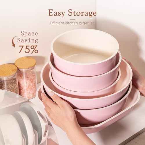 23 Pcs Pots and Pans Set Non Stick