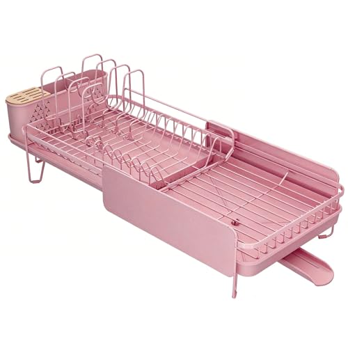 Large Expandable Dish Drying Rack for Kitchen Counter