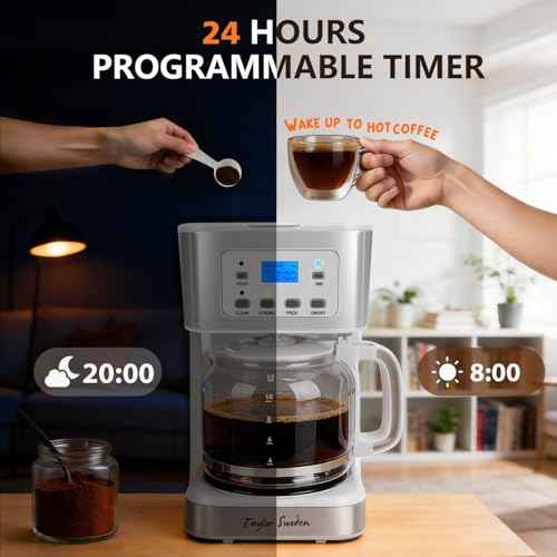 12 Cup Programmable Coffee Maker