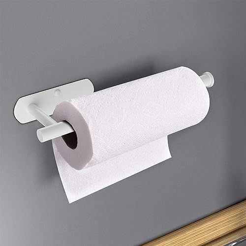 Self Adhesive Paper Towel Holder Under Cabinet Mount (2 Count)