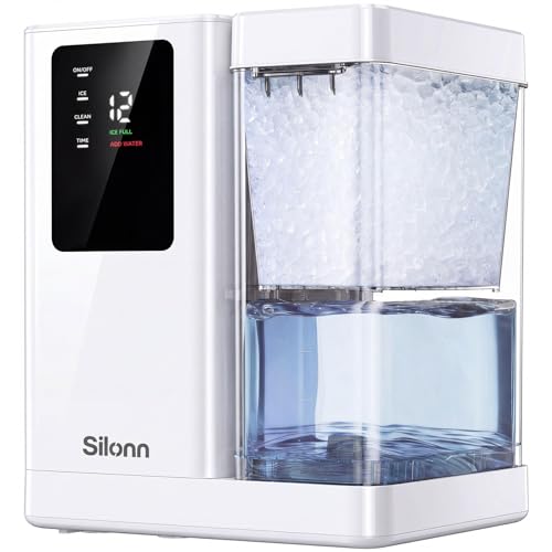 Nugget Ice Maker Countertop with 3L Detachable Tank