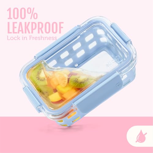 Duraglass 3.4 Cup Glass Meal Prep Containers (5 Count)