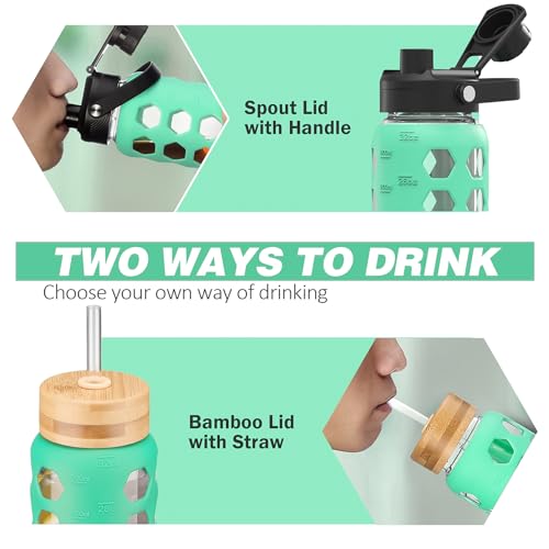 Glass Water Bottle