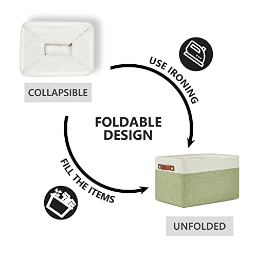 Fabric Storage Bins for Laundry (3 Count)