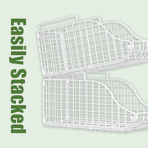 4 Pack Stackable Can Rack Organizer for Kitchen Pantry (4 Count)