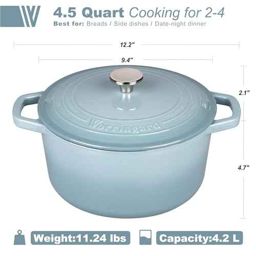Enameled Cast Iron Dutch Oven Pot with Lid