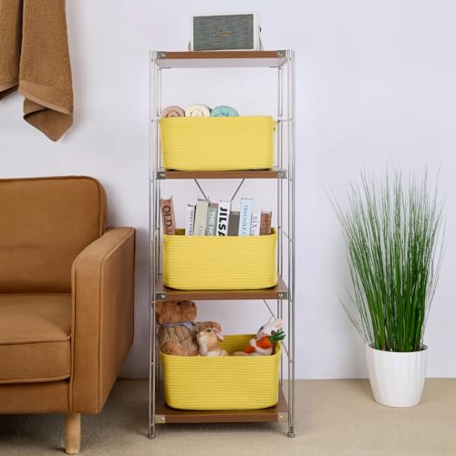 Large Storage Baskets for Shelves (3 Count)