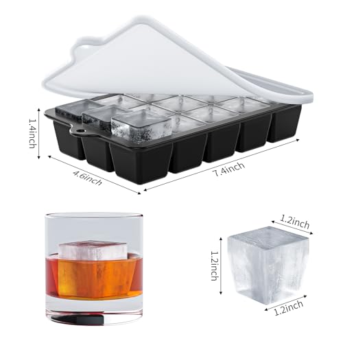 Silicone Ice Cube Tray 3 Pack (3 Count)