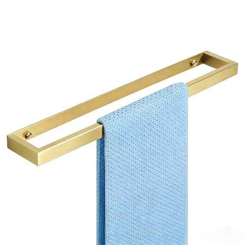 Gold Hand Towel Holder Towel Bar for Bathroom Wall Mounted 16 Inch