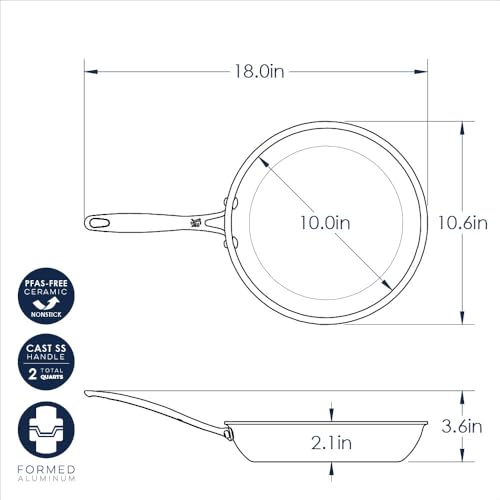 Basalt Aluminum Saute Skillet