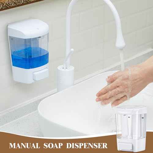 6 Pcs Wall Mounted Soap Dispenser (6 Count)